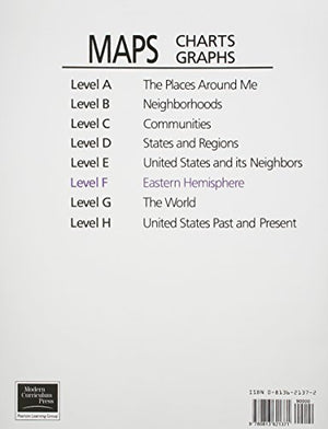 Maps, Charts, Graphs Level F Student Edition,New