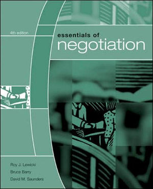 Essentials of Negotiation,New