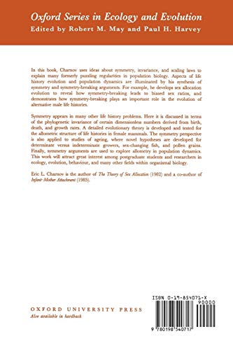 Life History Invariants: Some Explorations Of Symmetry In Evolutionary Ecology (Oxford Series In Ecology And Evolution),Used