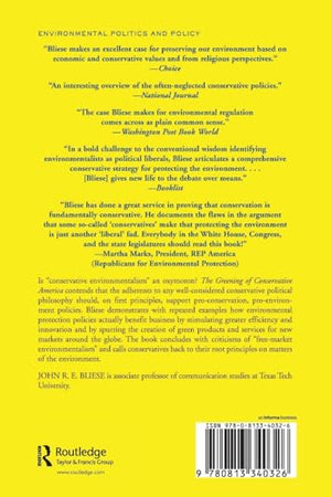 The Greening Of Conservative America,Used