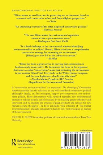 The Greening Of Conservative America,Used