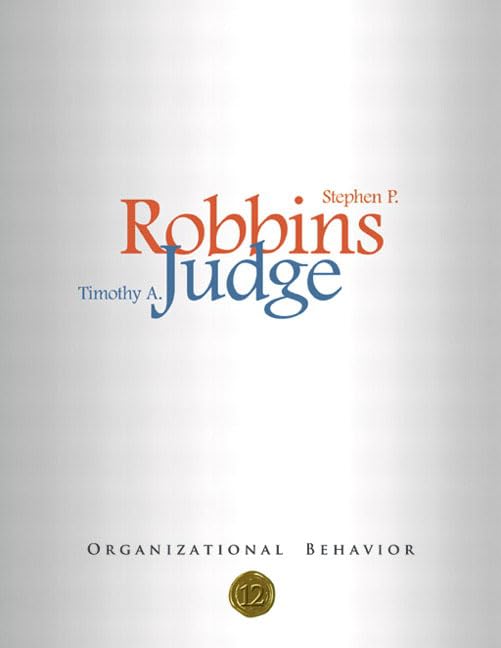 Organizational Behavior, 12th Edition,Used