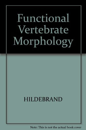 Functional Vertebrate Morphology,Used