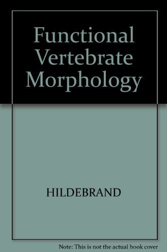 Functional Vertebrate Morphology,Used