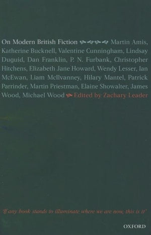 On Modern British Fiction,Used