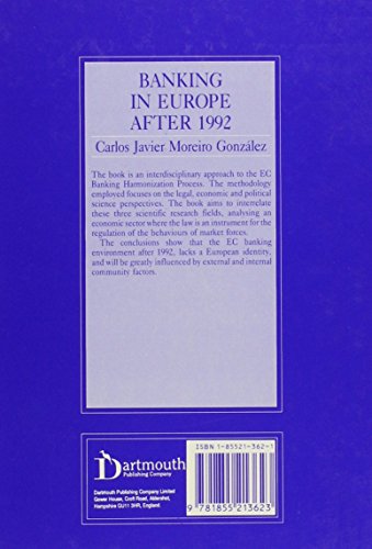 Banking in Europe After 1992,Used