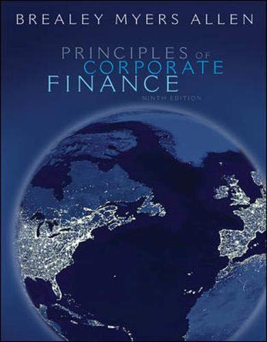 Principles of Corporate Finance with S&P bindin card,Used