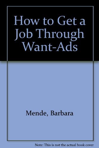 How to Get a Job Through WantAds,Used