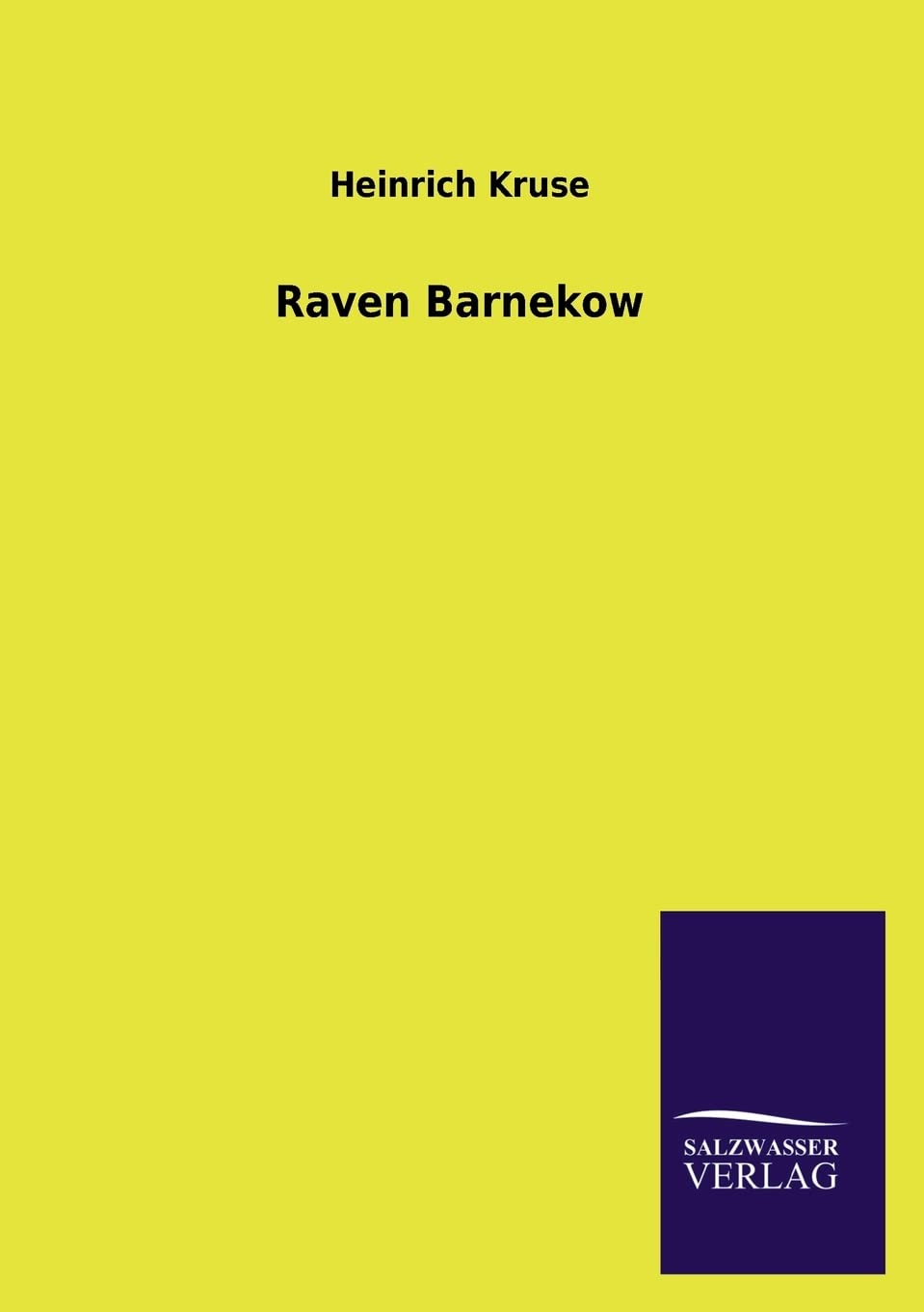 Raven Barnekow (German Edition),Used