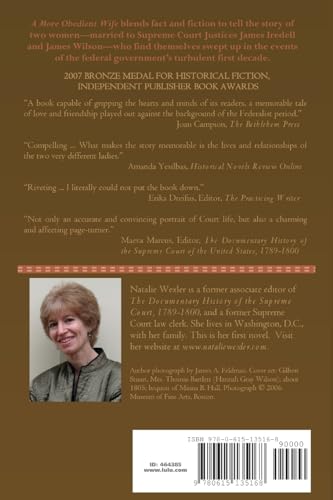 A More Obedient Wife: A Novel of the Early Supreme Court: A Novel of the Early Supreme Court,Used