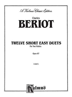 Twelve Short Easy Duets, Op. 87 (Kalmus Edition),Used