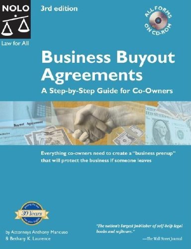 Business Buyout Agreements: A Step by Step Guide For CoOwners,Used