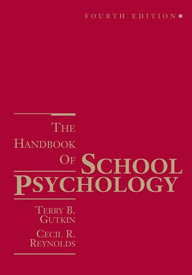 The Handbook of School Psychology,Used