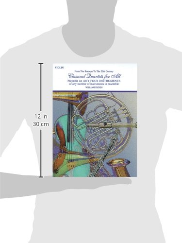 Classical Quartets for All (From the Baroque to the 20th Century): Violin (For All Series),Used