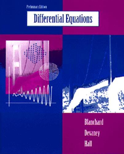 Differential Equations, Preliminary Edition,Used