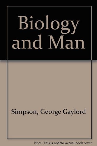 Biology & Man,Used