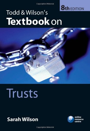 Todd & Wilson's Textbook on Trusts,Used