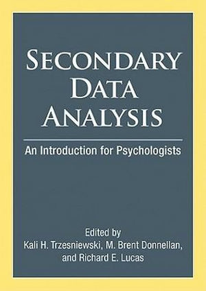 Secondary Data Analysis: An Introduction for Psychologists,Used