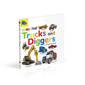 Tabbed Board Books: My First Trucks and Diggers: Let's Get Driving! (My First Tabbed Board Book),New