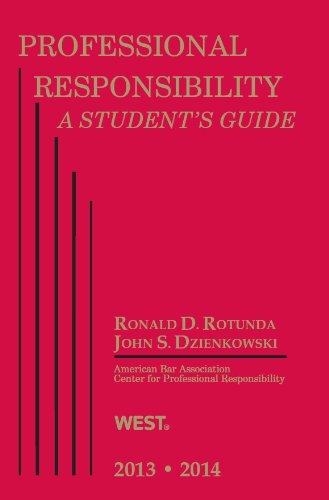 Professional Responsibility (Student Guides),Used