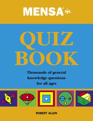 Mensa Quiz Book,Used