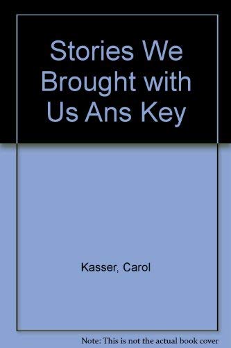 Stories We Brought with Us Ans Key,Used