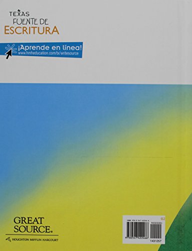 Great Source Write Source Spanish: Student Edition Grade 2 2012 (Spanish Edition),Used