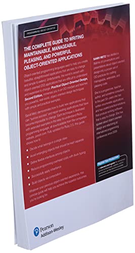 Practical ObjectOriented Design: An Agile Primer Using Ruby,New