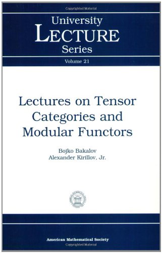 Lectures on Tensor Categories and Modular Functors (University Lecture Series),Used