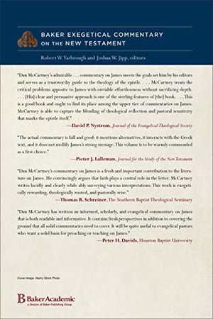 James: (A Paragraphbyparagraph Exegetical Evangelical Bible Commentary  Becnt) (Baker Exegetical Commentary On The New Testam,New