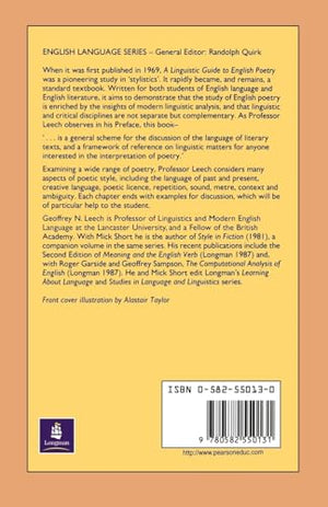 A Linguistic Guide to English Poetry (English Language),Used