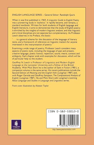 A Linguistic Guide to English Poetry (English Language),Used