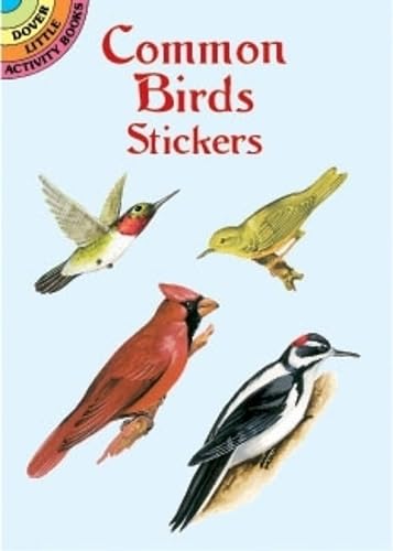 Common Birds Stickers (Dover Little Activity Books: Animals),Used