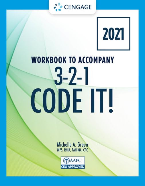 Student Workbook for Green's 321 Code It! 2021 Edition,Used