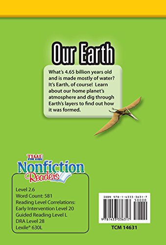 Teacher Created Materials  TIME For Kids Informational Text: Our Earth  Grade 2  Guided Reading Level L,Used