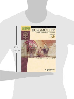 Burgmuller  25 Progressive Studies, Opus 100 Book/Online Audio (Schirmer'S Library Of Musical Classics),Used