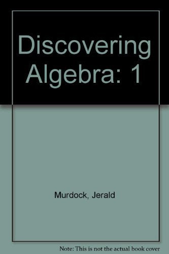 Discovering Algebra: An Investigative Approach, Preliminary Edition Vol. 1,Used