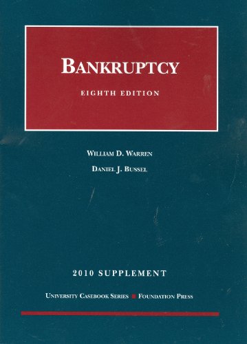 Bankruptcy, 8th, 2010 Supplement,Used