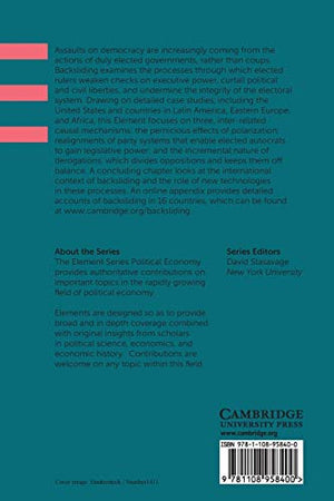 Backsliding (Elements in Political Economy),Used