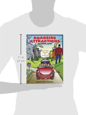 Roadside Attractions Coloring Book: Weird and Wacky Landmarks from Across the USA! (Dover Kids Coloring Books),Used
