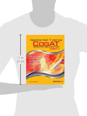Practice Test 1 for the CogAT  Form 7  Grade 2 (Level 8): CogAT  Grade 2 (Practice Test for the CogAT  Form 7  Grade 2),Used