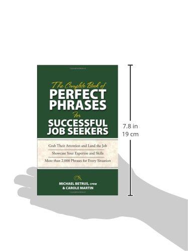The Complete Book of Perfect Phrases for Successful Job Seekers (Perfect Phrases Series),Used