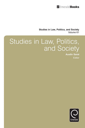 Studies in Law, Politics, and Society (Studies in Law, Politics, and Society, 61),Used