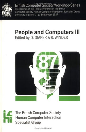 People and Computers III (British Computer Society Workshop Series),Used