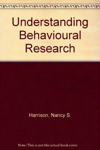 Understanding behavioral research,Used