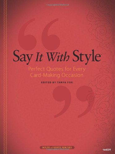 Say It With Style,Used