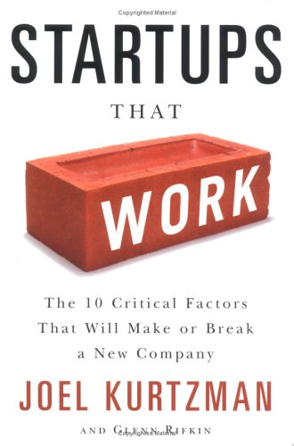 Startups That Work: Surprising Research on What Makes or Breaks a New Company,Used