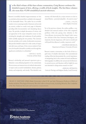 Acts: An Exegetical Commentary: (Acts 15:123:35, Volume 3 of a Comprehensive Cultural & Contextual Exegesis of the Acts of the ,Used