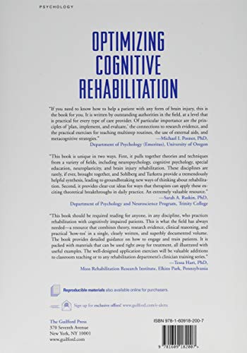 Optimizing Cognitive Rehabilitation: Effective Instructional Methods,Used