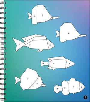 Brain Games  Sticker By Letter: Ocean Fun (Sticker Puzzles  Kids Activity Book)
